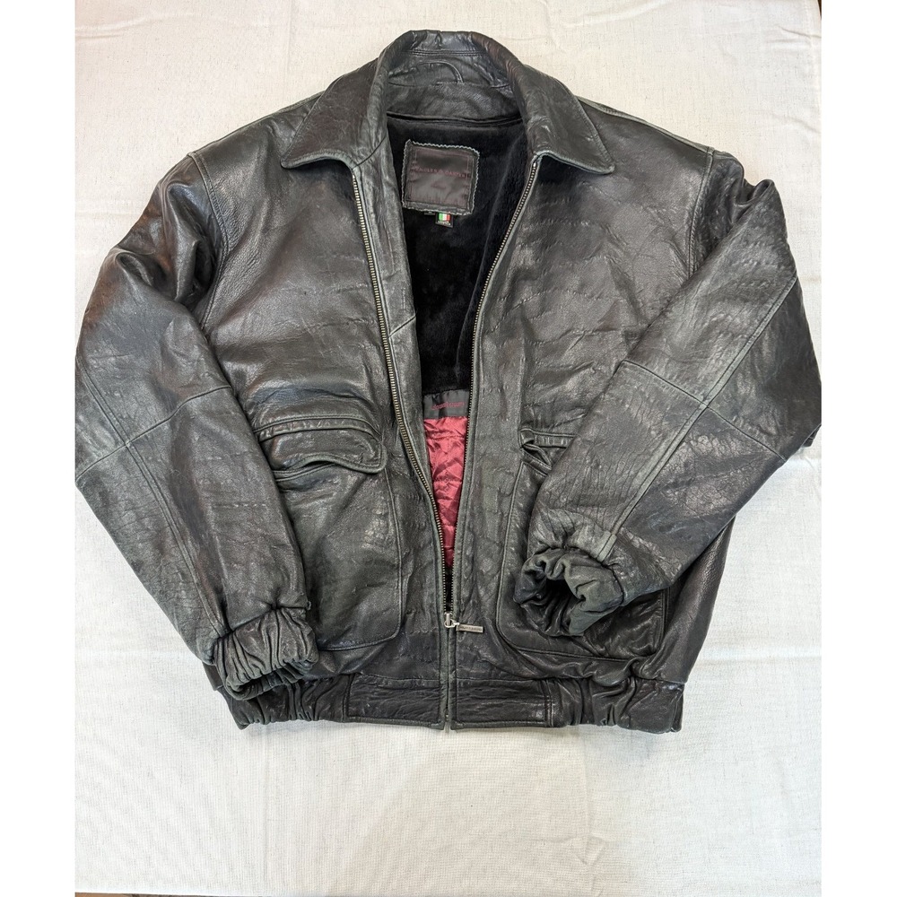 Vintage Knoles and Carter Leather Jacket - Italian Lamb Skin - Large